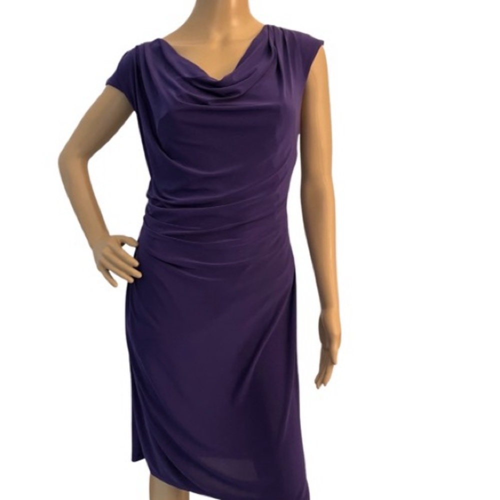 Elegant Purple Women's Dress
